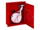 Hydrant wewnętrzny H52-W-20K wnękowy w koszu, wąż 20m, czerwony