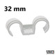 CELO Uchwyt nylonowy FPD 32-35mm podwójny (opakowanie 50 szt.) 932FPD