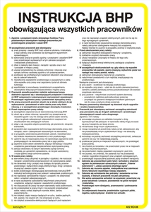 Instrukcje BHP