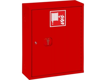 Hydrant wewnętrzny H52-Z-20K zawieszany, z koszem, wąż 20m, czerwony