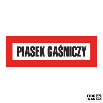 ZNAK Piasek gaśniczy 68x23 T242