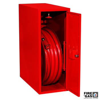 BOXMET Hydrant wewnętrzny H25B-Z-30 Hydrant DN25, boczny zawieszany, wąż 30m, czerwony