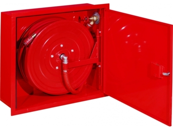 Hydrant wewnętrzny H25-W-20 Hydrant DN25, wnękowy, wąż 20 m, biały
