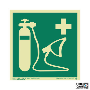 ZNAK Resuscytator z tlenem 20x20 E028