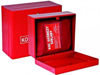 Szafka na koc gaśniczy SKG-1, biała