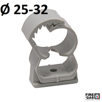 CELO Uchwyt ABT multiwymiarowy 25-32 mm zamknięty (opakowanie 50 szt.) szary 932ABT