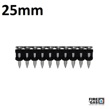 CELO GWÓŹDŹ DO BETONU 25mm TKA STAL ZWYKŁA opakowanie 800szt dla FORCE ONE 925800TKA