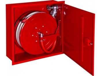 Hydrant wewnętrzny H33-Z-20 Hydrant DN33 zawieszany z bębnem, wąż 20 m, czerwony RAL3000