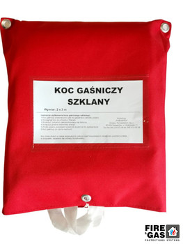 PABIANTEX Koc gaśniczy szklany 2x3 m