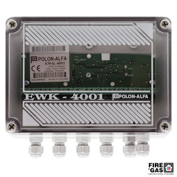 POLON-ALFA EWK-4001 Element kontrolny wielowejściowy (8 wejść) z izolatorem zwarć