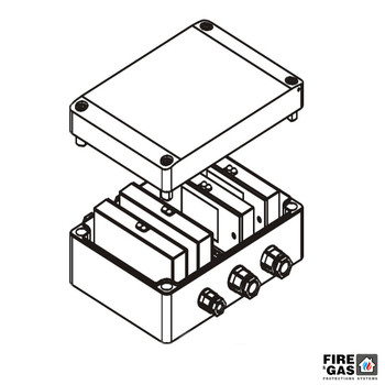 POLON-ALFA 4xEKS Obudowa dla czterech modułów EKS-4001