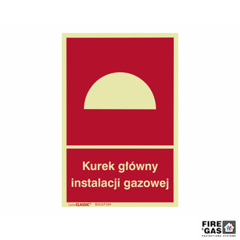 ZNAK Kurek główny instalacji gazowej 22x15 F104