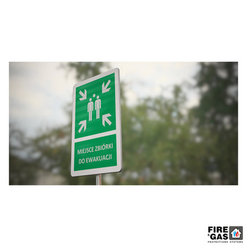 ZNAK Miejsce zbiórki do ewakuacji ZZ60X40