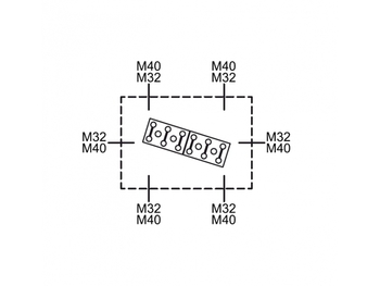 Puszka ppoż przelotowa E90 PP-BXM Typ 10
