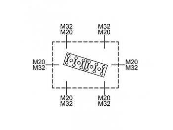 Puszka ppoż przelotowa E90 PP-BXM Typ 8