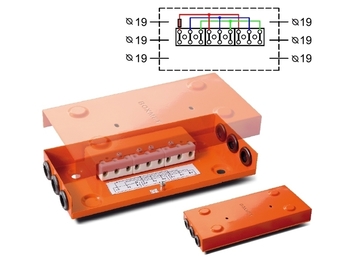 Puszka ppoż rozgałęźna z bezpiecznikiem E90 PP-BXM Typ 3.1