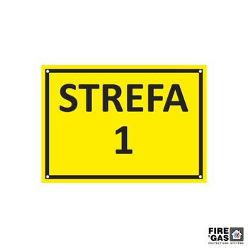 ZNAK Strefa zagrożenia wybuchem STREFA 1 TN403