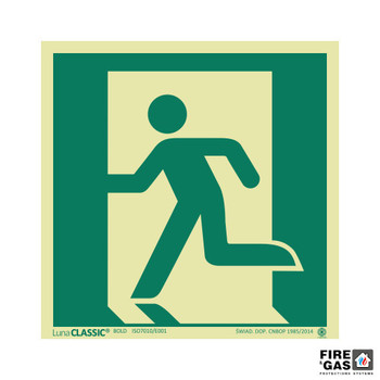 ZNAK Wyjście ewakuacyjne lewe 15x15 E001