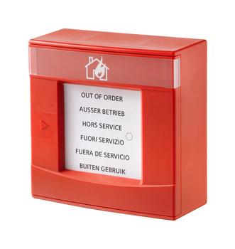 FDMH273-R Obudowa czerwona z szybką i kluczem