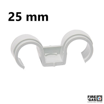 CELO Uchwyt nylonowy FPD 25-28mm podwójny (opakowanie 50 szt.) 925FPD