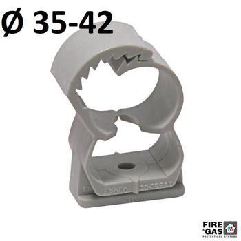 CELO Uchwyt ABT multiwymiarowy 35-42 mm zamknięty (opakowanie 25 szt.) szary 942ABT