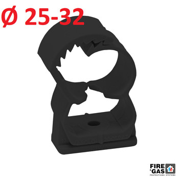 CELO Uchwyt ABT multiwymiarowy 25-32 mm zamknięty (opakowanie 50 szt.) czarny 9432ABT