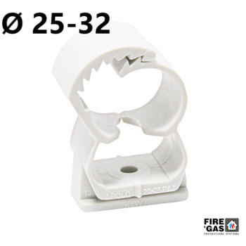 CELO Uchwyt ABT multiwymiarowy 25-32 mm zamknięty (opakowanie 50 szt.) biały 9132ABT