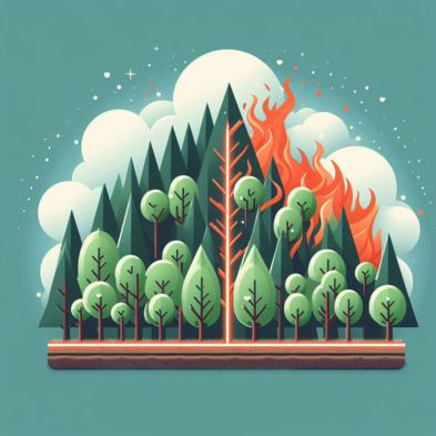Znaczenie drzew w ochronie przeciwpożarowej - Dzień Ziemi